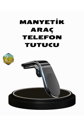 360° Dönebilen Manyetik Araç Telefon Tutucu Sarsıntısız ve Şık Tasarımlı