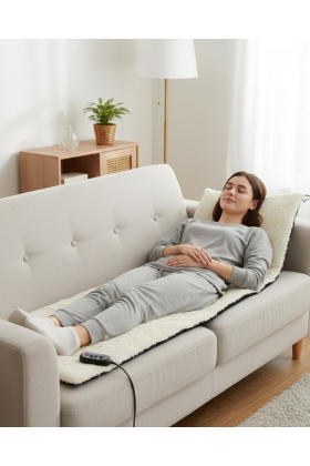 Isıtmalı Titreşimli Masaj Yatağı Tüm Vücut Rahatlatıcı Sistem