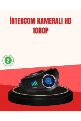 Q28 Kameralı Motosiklet Kask Kulaklık Bluetooth 5.3 Su Geçirmez 1080P HD