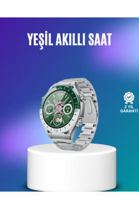 Harita Görüntüleme Özellikli Amoled Akıllı Saat 3 Kayışlı Fitness Takipli