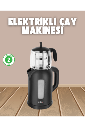 09 L Cam Demlik ve 17 L Su Haznesi ile Çay Keyfi