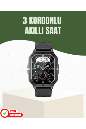 Şık ve Hafif Akıllı Saat Spor ve Günlük Kullanım