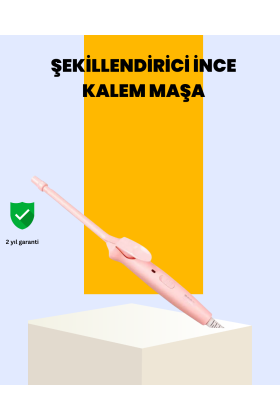 Hafif ve Portatif Saç Maşası 9mm İnce Tasarım