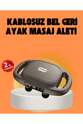 Şarjlı 6 Başlıklı Masaj Tabancası 2000 mAh Sessiz Güçlü Motor