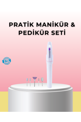 Profesyonel Elektrikli Tırnak Bakım Matkap Seti – Düşük Gürültü ve Taşınabilir Tasarım