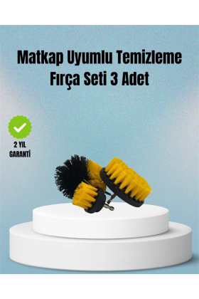 Matkap Uyumlu Temizlik Fırçası – Kablolu ve Akülü Matkaplarla Kullanılabilir