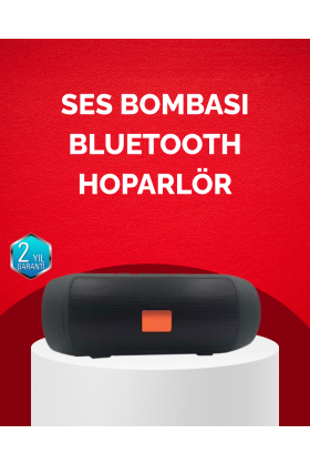 Bluetooth Hoparlör 20W Bass Güçlü Ses USB Flash AUX Destekli
