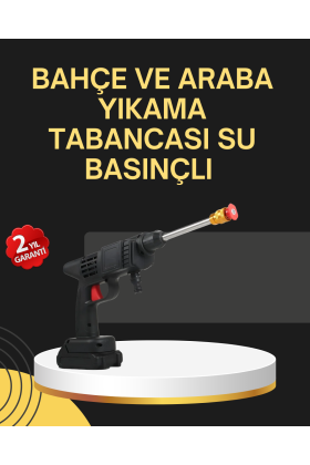 48V Şarjlı Basınçlı Yıkama Tabancası Köpük ve Çift Nozul 2025 Model