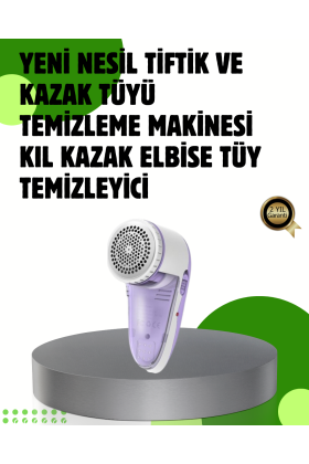 Pamuk Tiftik Tüy Temizleme Makinesi 5W – 3 Bıçaklı Sistem