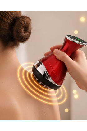 Akıllı Vakumlu Masaj Aleti Isı ve Titreşim Destekli Kupa Terapi Cihazı