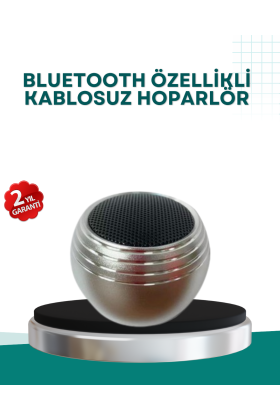 Kablosuz Mini Hoparlör Şarjlı TWS Destekli Kompakt Ses Sistemi