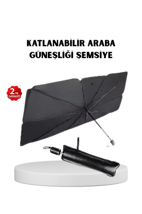 Katlanabilir Ön Cam Güneşliği Şemsiye – Her Araca Uygun Isı ve Işık Koruması