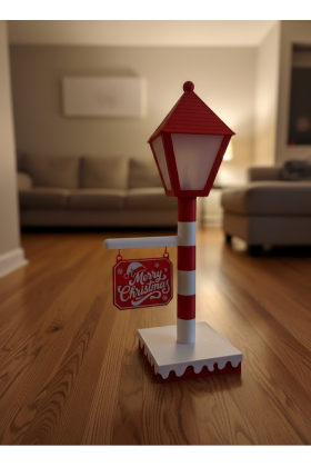 Yılbaşı Tabelalı Dekoratif Lamba Merry Christmas Işıklı Tasarım