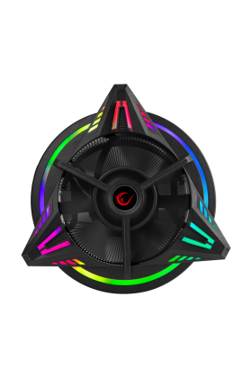 RAMPAGE COOLBLADE RM-C03 Rainbow 12cm RGB CPU  Hava Soğutma (AMD ve INTEL Tüm İşlemcilere Uyumlu)(1923)