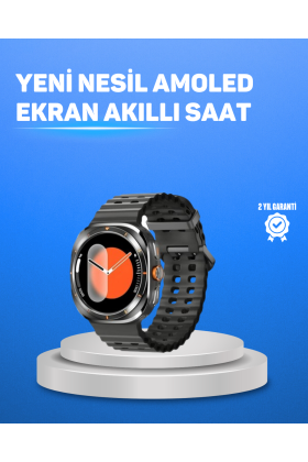 Değiştirilebilir Kordonlu Akıllı Saat IPS Ekran ve Bildirim Desteği