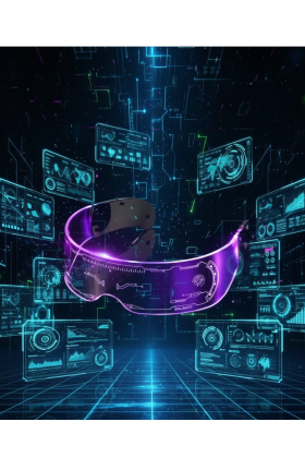 Cyberpunk LED Gözlük Çok Modlu Işıklı Parti ve Festival Aksesuarı