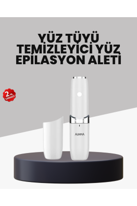 LED Işıklı Yüz Epilasyon Aleti Hassas ve Ağrısız Tüy Alma
