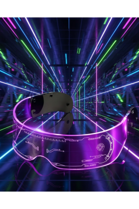 LED Işıklı Gece Gözlüğü Rave Festival ve Yılbaşı Partisi İçin