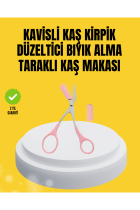 Kaş Kirpik ve Tırnak Çevresi Temizliği İçin Çok Fonksiyonlu Makas