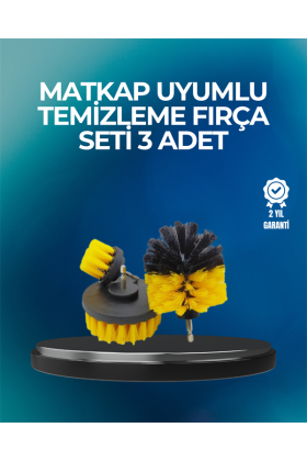 Derinlemesine Temizlik İçin Dayanıklı Kıllı Matkap Fırçası Başlığı