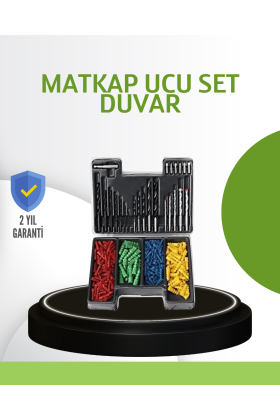 Ahşap Metal Beton Delme Uç Seti Organizerli Karbon Çelik Matkap Ucu