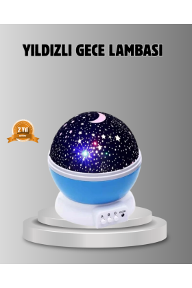 Çocuk Gece Lambası 6 Modlu Renkli LED Enerji Tasarruflu Masal Işığı