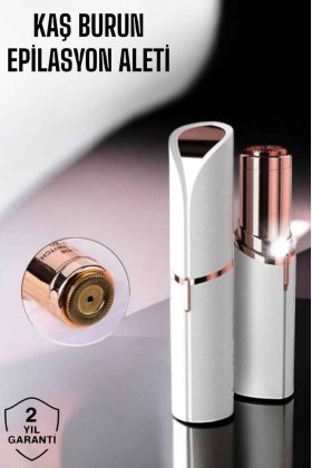 Taşınabilir ve Şık Yüz Kaş Epilatörü Hassas Ciltlere Özel