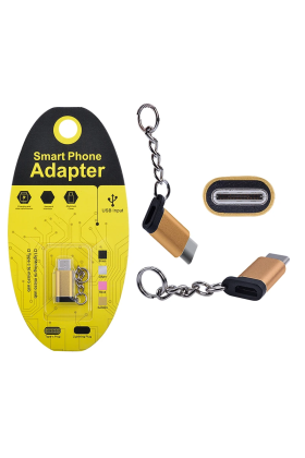 Mikro USB to Type C Dönüştürücü Çevirici Anahtarlıklı Başlık-(5775)