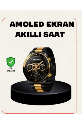 Amoled Akıllı Saat Manyetik Şarj GPS Destekli Spor ve Günlük Kullanım
