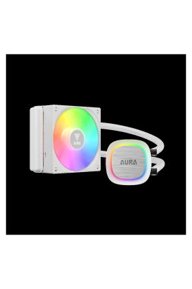 GAMDIAS AURA GL120 V2 WH White Edition 120mm  RGB 1 Fanlı CPU Sıvı Soğutma(1923)
