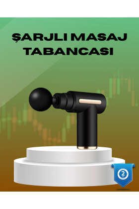 6 Kademeli Kas Masaj Tabancası 4 Başlıklı Güçlü Sessiz Sporcu Masaj Cihazı Şarjlı