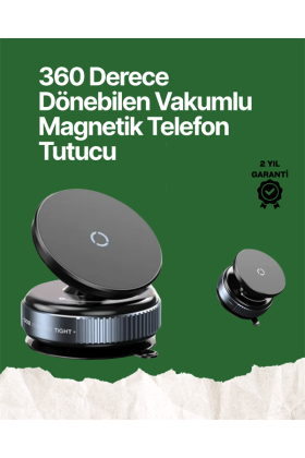 360° Ayarlanabilir Manyetik Araç Telefon Tutucu – Kompakt ve Pratik Tasarım
