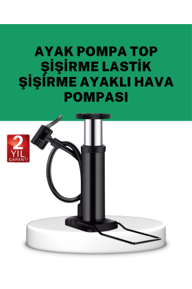 Çok Amaçlı Ayak Pompası Dayanıklı Pratik Hava Pompası