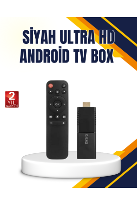 Android TV Stick 4K Ultra HD Görüntü Destekli