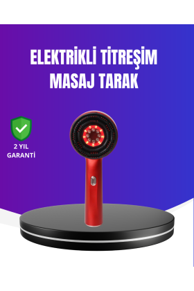 Kırmızı Işık Terapi Özellikli Saç Derisi Masaj Tarak Anti Dökülme