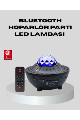 Galaxy Yıldız Projektör Çok Renkli Ayarlı Parlaklık Uzay Atmosfer Işığı