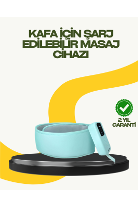 Isıtmalı Baş Masaj Aleti Rahatlatıcı ve Stres Giderici Tasarım