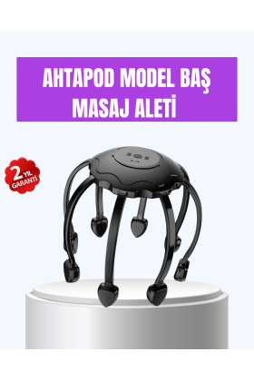 Titreşimli Saç Derisi Masaj Aleti 8 Kollu Derin Rahatlama ve Stres Azaltma