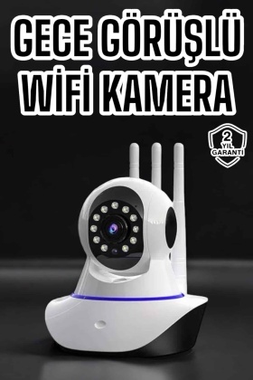 Ev Kamerası Wifi Kamerası Video Kayıt Çift Yönlü Hareket Sensörü Bebek