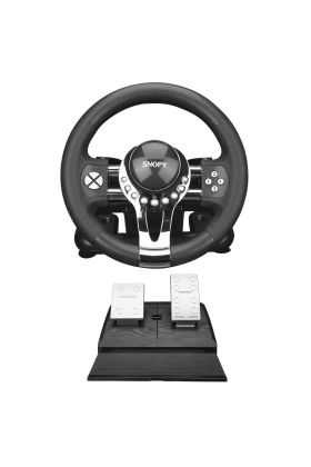 SNOPY V5H PRO XBOX ONE S/PS4/PS3/PC/SWITCH Direksiyon Pedal Vites Titreşimli Metalik Pro Gaming Oyuncu Direksiyonu(1923)