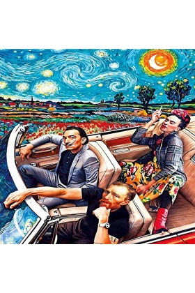 20823 PUZZLE 1000 Starry Night of Art