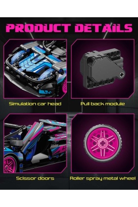 9055-6  TOYSE TOYS BRİCKS SPEED MAVİ CYBER-EKN