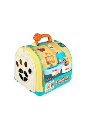 JND-3615 Taşıma Çantalı Hareketli Pilli Köpek Set (Pet Shop) -Vardem Oyuncak