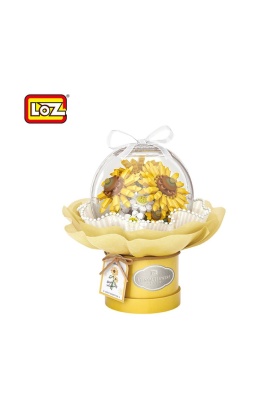 LZ-1299 NessiWorld LEDLİ AYÇİÇEĞİ BUKETİ 510 PARÇA BLOCK OYUNCAK