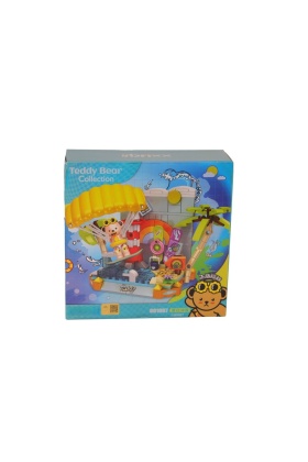P881007 UÇURTMA SÖRFÇÜSÜ TEDDY 204 PARÇA BLOCK OYUNCAK
