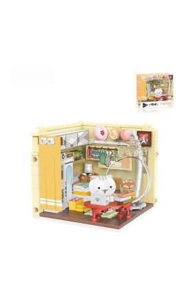 P885003 KEDİ MUTFAK 252 PARÇA BLOCK OYUNCAK