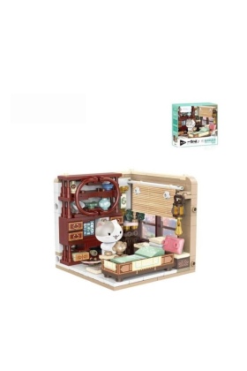 P885007 KEDİ OTURMA ODASI 263 PARÇA BLOCK OYUNCAK