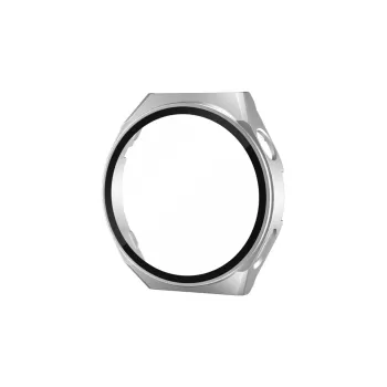 Newface Huawei Watch GT3 42mm Dota Camlı Kasa Ekran Koruyucu - Gümüş