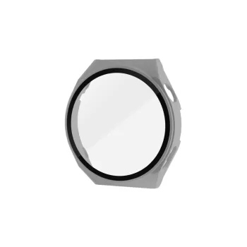 Newface Huawei Watch GT3 Pro 43mm Dota Camlı Kasa Ekran Koruyucu - Gri