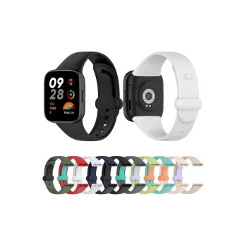 Newface Xiaomi Redmi Watch 3 Origin Silikon Kordon - Koyu Yeşil